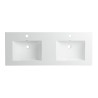 Ensemble meuble 120 blanc-Vasque résine-Miroirs RIMA - Ensemble Meuble + Vasque + Miroir - Bain-bain