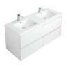 Ensemble meuble 120 blanc-Vasque résine - Ensemble Meuble + Vasque - Bain-bain