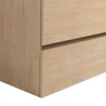 Pack meuble 80 bois-Vasque résine-Robinet noir-Miroir JOY - Pack Meuble + Vasque + Robinet + Miroir - Bain-bain