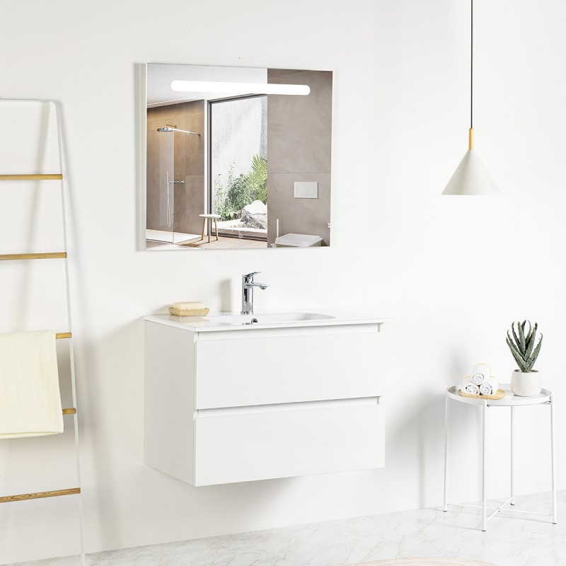Meuble sous vasque prémonté 80cm - SAYA - Meubles sous vasque - Bain-bain