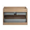 Pack meuble 80 bois-Vasque céramique-Robinet noir-Miroir JOY - Pack Meuble + Vasque + Robinet + Miroir - Bain-bain