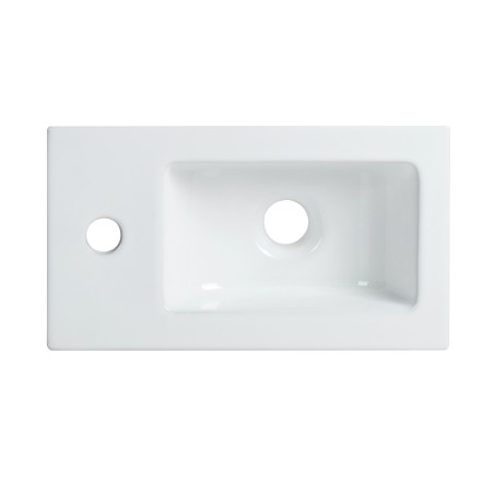 Pack meuble lave-main blanc-Robinet noir - Pack Lave-main + Robinet - Bain-bain