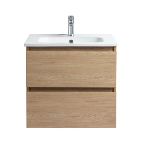 Ensemble meuble 60 bois-Vasque céramique - Ensemble Meuble + Vasque - Bain-bain