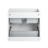 Pack meuble 60 blanc-Vasque céramique-Robinet chromé - Pack Meuble + Vasque + Robinet - Bain-bain