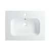 Pack meuble 60 bois detail noir-Vasque céramique-Robinet noir - Pack Meuble + Vasque + Robinet - Bain-bain