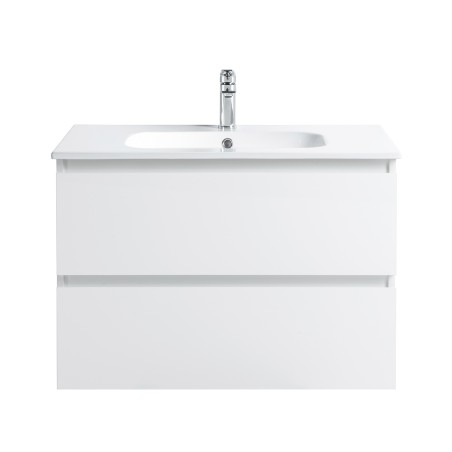 Ensemble meuble 80 blanc-Vasque céramique - Ensemble Meuble + Vasque - Bain-bain