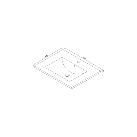 Vasque résine blanc NOLAN - Vasque - Bain-bain