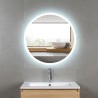 Pack meuble 60 bois-Vasque céramique-Robinet chromé-Miroir JOY - Pack Meuble + Vasque + Robinet + Miroir - Bain-bain