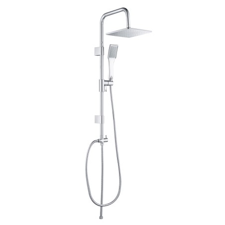 Colonne de douche carrée chrome KARY - Colonne de douche - Bain-bain