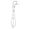 Colonne de douche carrée chrome KARY - Colonne de douche - Bain-bain