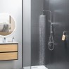 Colonne de douche carrée chrome KARY - Colonne de douche - Bain-bain
