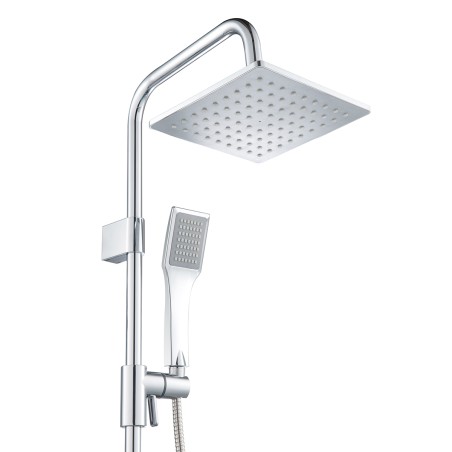 Colonne de douche carrée chrome KARY - Colonne de douche - Bain-bain