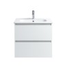 Pack meuble 60 blanc-Vasque céramique-Robinet chromé-Miroir ELY - Pack Meuble + Vasque + Robinet + Miroir - Bain-bain
