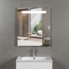 Ensemble meuble 60 bois détail noir-Vasque résine-Miroir RIMA - Ensemble Meuble + Vasque + Miroir - Bain-bain Ensemble meuble 60 bois détail noir-Vasque résine-Miroir RIMA - Ensemble Meuble + Vasque + Miroir - Bain-bain