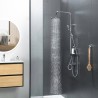 Colonne de douche chrome avec tablette KIRA - Colonne de douche - Bain-bain