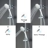 Colonne de douche chrome thermostatique YLO - Colonne de douche - Bain-bain