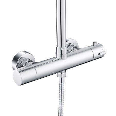 Colonne de douche chrome thermostatique YLO - Colonne de douche - Bain-bain