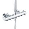 Colonne de douche chrome thermostatique YLO - Colonne de douche - Bain-bain
