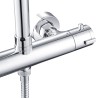 Colonne de douche chrome thermostatique YLO - Colonne de douche - Bain-bain
