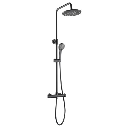 Colonne de douche Noir Mat thermostatique YLO - Accueil - Bain-bain