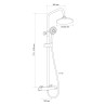 Colonne de douche Noir Mat thermostatique YLO - Accueil - Bain-bain