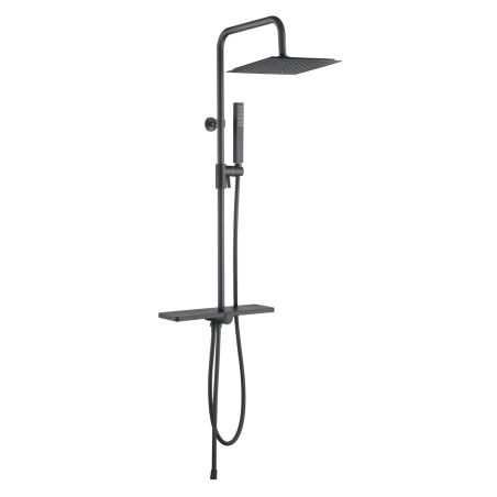 Colonne de douche Noir Mat avec tablette KIRA - Colonne de douche - Bain-bain
