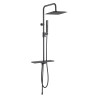 Colonne de douche Noir Mat avec tablette KIRA - Colonne de douche - Bain-bain