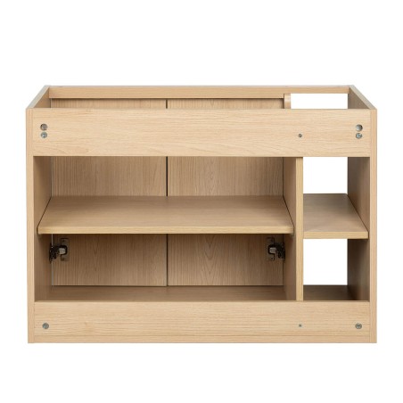 Meuble sous vasque prémonté 2 portes avec niches 80 cm - STIV - Meubles sous vasque - Bain-bain