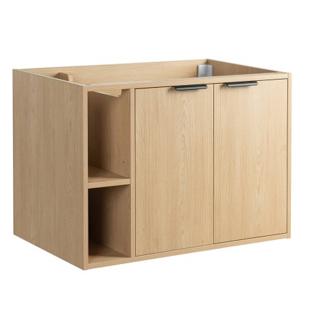 Meuble sous vasque prémonté 2 portes avec niches 80 cm - STIV - Meubles sous vasque - Bain-bain