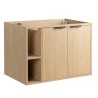 Meuble sous vasque prémonté 2 portes avec niches 80 cm - STIV - Meubles sous vasque - Bain-bain