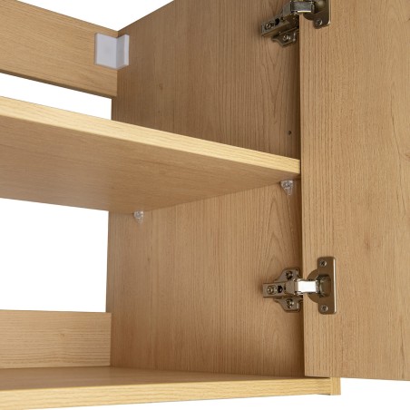 Meuble sous vasque prémonté 2 portes avec niches 80 cm - STIV - Meubles sous vasque - Bain-bain