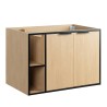 Meuble sous vasque prémonté 2 portes avec niches 80 cm - STIV - Meubles sous vasque - Bain-bain