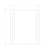 Miroir LED rectangulaire ELY - Miroir LED - Bain-bain