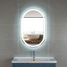 Miroir LED ovale 50x80Cm - POLY - Miroir LED - Bain-bain
