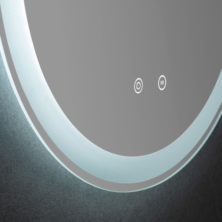 Miroir LED ovale 50x80Cm - POLY - Miroir LED - Bain-bain