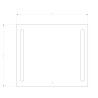 Miroir LED rectangulaire ELY - Miroir LED - Bain-bain