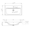 Vasque céramique 80Cm - KAVA - Vasque - Bain-bain