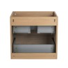 Ensemble meuble 60 bois détail noir-Vasque résine-Miroir POLY - Ensemble Meuble + Vasque + Miroir - Bain-bain