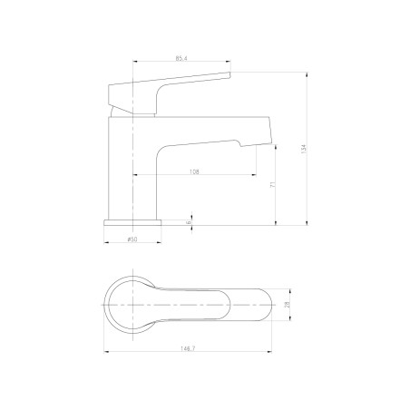 Robinet mitigeur MILY - Robinet / Mitigeur - Bain-bain
