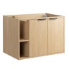 Ensemble meuble à niches 80 bois 2 portes-Vasque céramique - Ensemble Meuble + Vasque - Bain-bain
