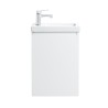 Lave-main 40cm + Vasque céramique BILY - Meuble lave-mains - Bain-bain