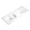 Ensemble meuble 120 bois détail noir-Vasque céramique-Miroirs JOY - Ensemble Meuble + Vasque + Miroir - Bain-bain