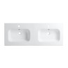Ensemble meuble 120 bois détail noir-Vasque céramique-Miroirs ELY - Ensemble Meuble + Vasque + Miroir - Bain-bain