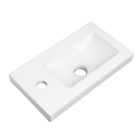 Lave-main 40cm + Vasque céramique BILY - Meuble lave-mains - Bain-bain